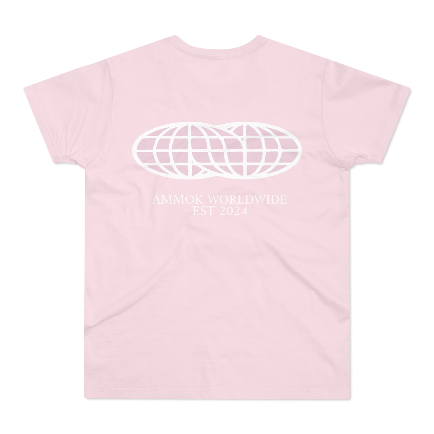 Ammok Worldwide Tee – Soft Pink