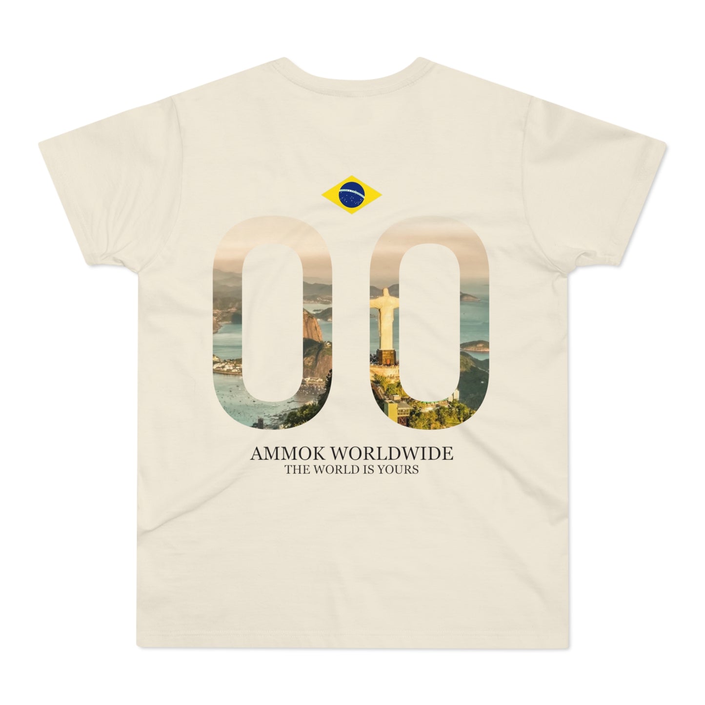 AMMOK BRAZIL TEE-BEIGE