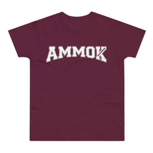 Ammok Varsity Tee - Burgundy