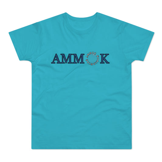 AMMOK GLOBE TEE-BLUE