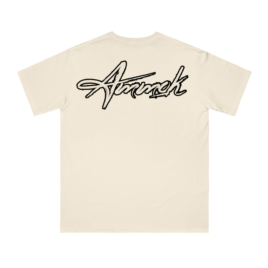 BIG LOGO BEIGE T-SHIRT