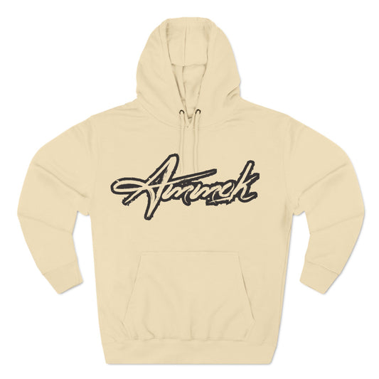 BIG LOGO BEIGE HOODIE